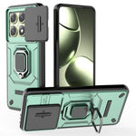 For Xiaomi 14T Case PC+TPU Kickstand Phone Protector with Lens Cover