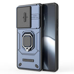 For Xiaomi 14T Pro Case PC+TPU Kickstand Phone Protector with Lens Cover