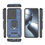 For Xiaomi 14T Pro Case PC+TPU Kickstand Phone Protector with Lens Cover
