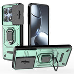 For Xiaomi 14T Pro Case PC+TPU Kickstand Phone Protector with Lens Cover