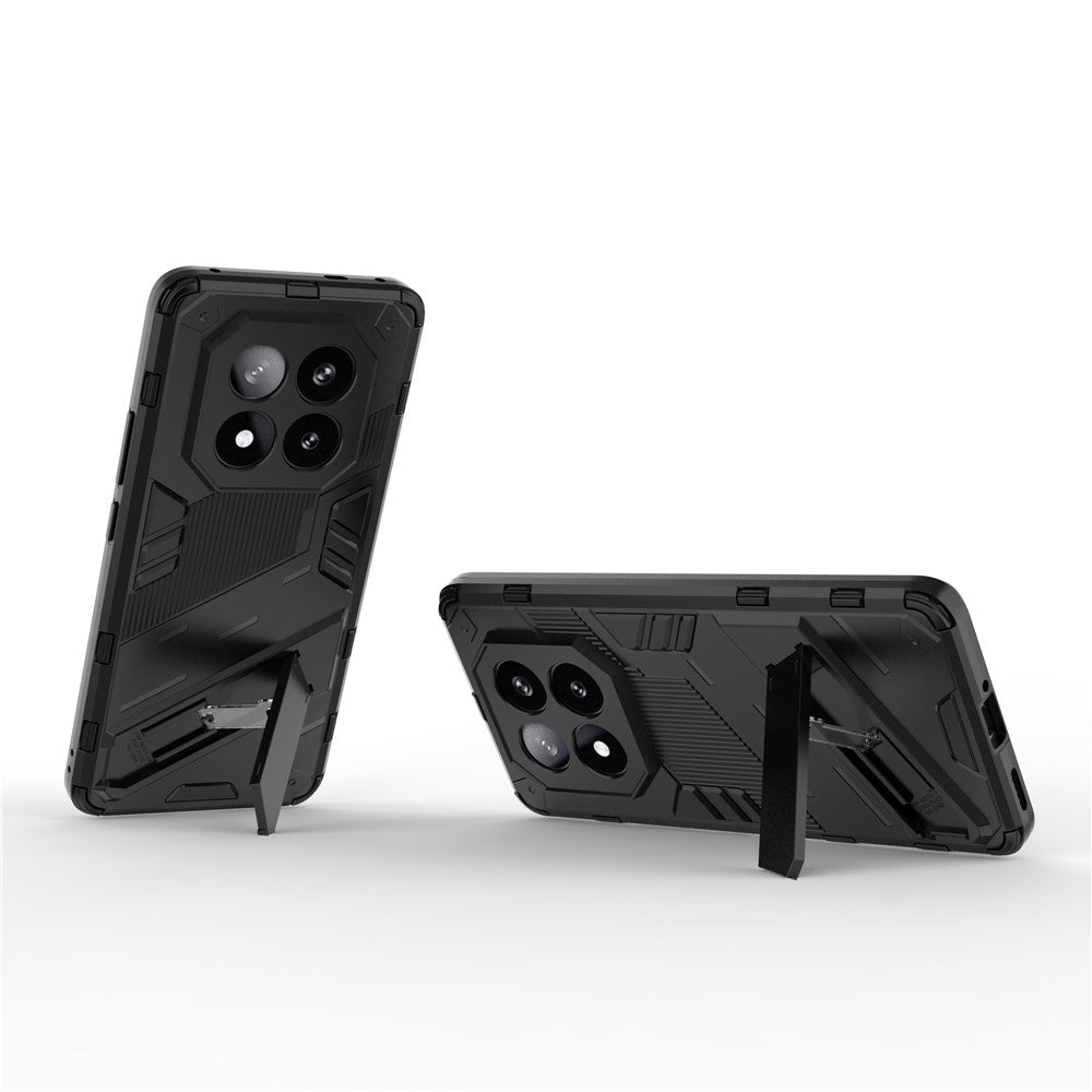 For Xiaomi Redmi Note 14 Pro+ 5G Case PC+TPU Shockproof Phone Cover with Kickstand