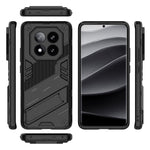 For Xiaomi Redmi Note 14 Pro+ 5G Case PC+TPU Shockproof Phone Cover with Kickstand