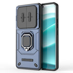 For Xiaomi Redmi Note 14 Pro+ 5G Case PC+TPU Kickstand Phone Protector with Lens Cover