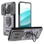 For Xiaomi Redmi Note 14 Pro+ 5G Case PC+TPU Kickstand Phone Protector with Lens Cover