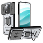 For Xiaomi Redmi Note 14 Pro+ 5G Case PC+TPU Kickstand Phone Protector with Lens Cover