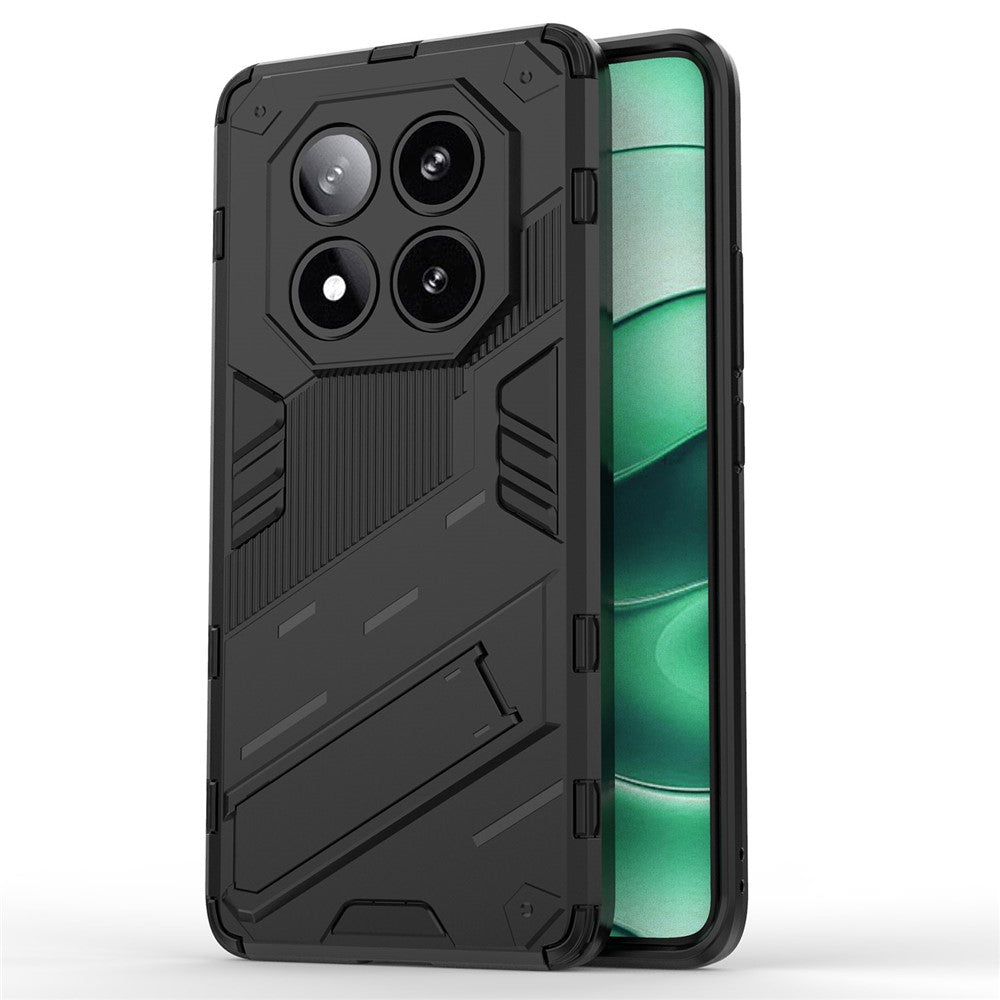 For Xiaomi Redmi Note 14 Pro 5G / Poco X7 5G Case PC+TPU Shockproof Phone Cover with Kickstand