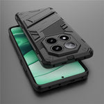 For Xiaomi Redmi Note 14 Pro 5G / Poco X7 5G Case PC+TPU Shockproof Phone Cover with Kickstand