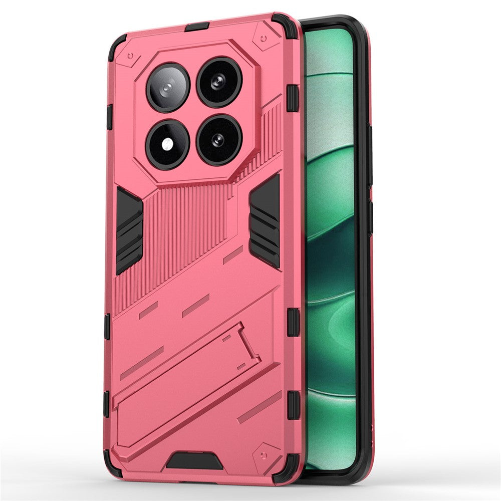 For Xiaomi Redmi Note 14 Pro 5G / Poco X7 5G Case PC+TPU Shockproof Phone Cover with Kickstand