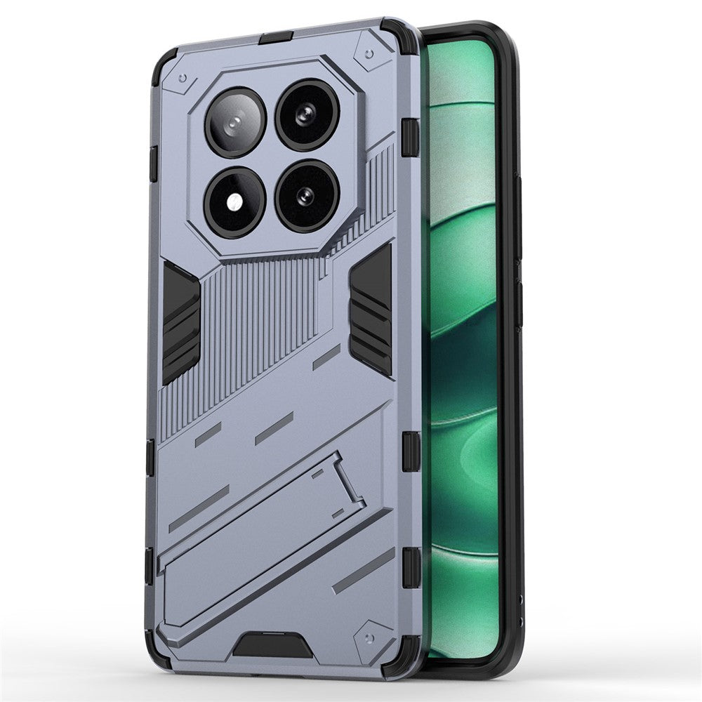 For Xiaomi Redmi Note 14 Pro 5G / Poco X7 5G Case PC+TPU Shockproof Phone Cover with Kickstand