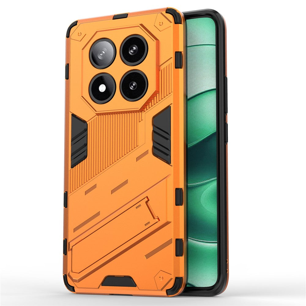 For Xiaomi Redmi Note 14 Pro 5G / Poco X7 5G Case PC+TPU Shockproof Phone Cover with Kickstand