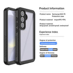 REDPEPPER FS-serien til Samsung Galaxy S24 FE Etui IP68 Vandtæt Telefoncover med Klar Bagside