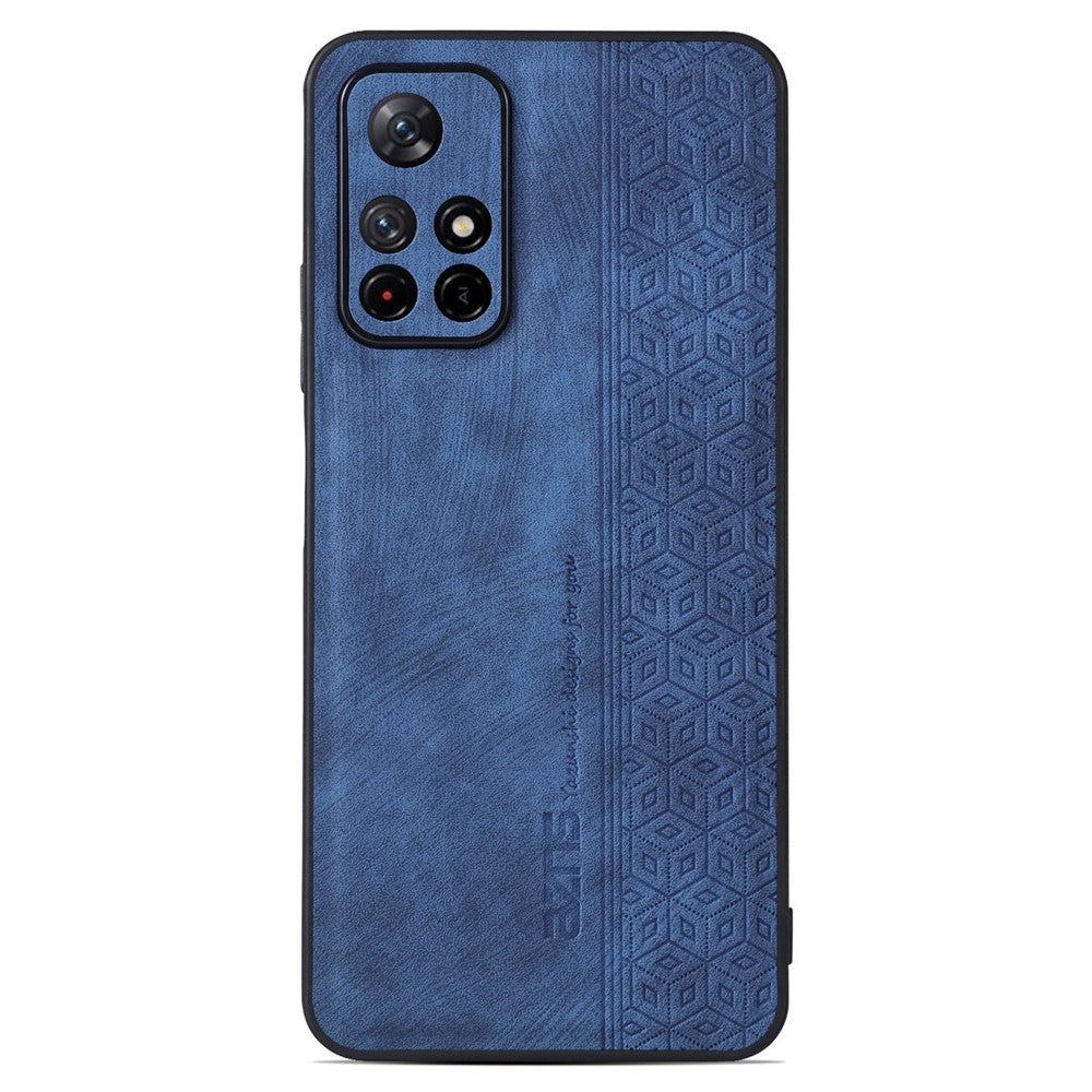 AZNS För Xiaomi Redmi Note 11T 5G / Note 11S 5G / Note 11 5G (MediaTek) / Poco M4 Pro 5G Mönster mobilskal Läderbelagt TPU-skal