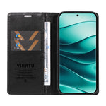 YIKATU YK-006 For Xiaomi Redmi Note 14 Pro+ 5G / Note 14 Pro 5G / Poco X7 5G Wallet Case Litchi Grain Leather Phone Cover