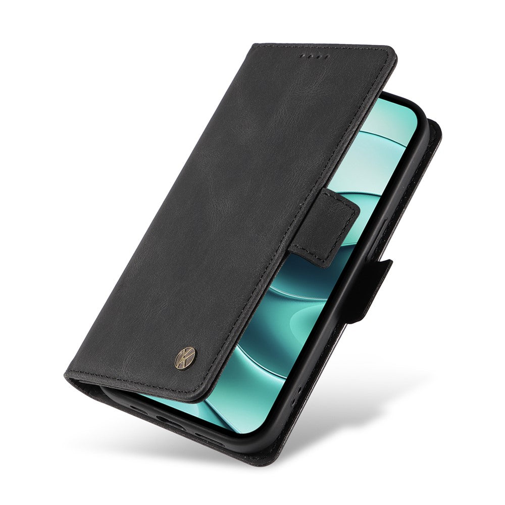YIKATU YK-005 For Xiaomi Redmi Note 14 Pro+ 5G / Note 14 Pro 5G / Poco X7 5G Case PU Leather Wallet Phone Cover Skin Touch Feeling
