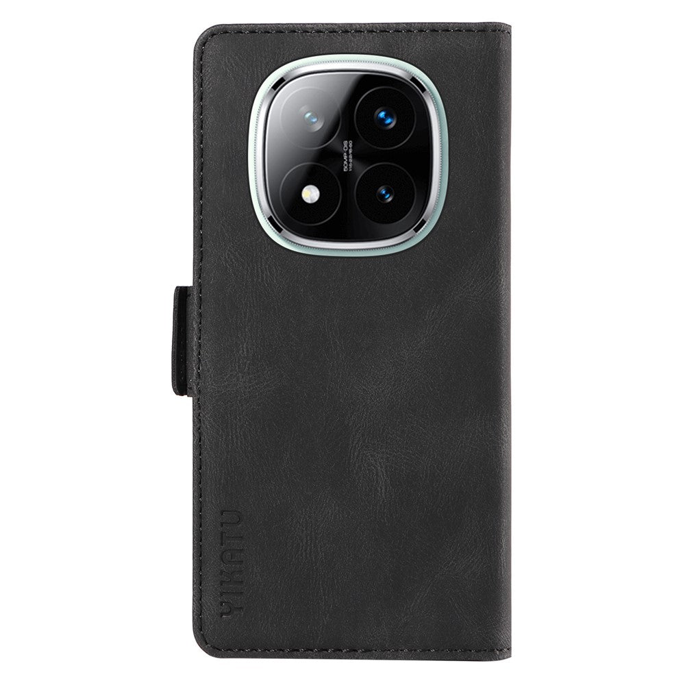 YIKATU YK-005 For Xiaomi Redmi Note 14 Pro+ 5G / Note 14 Pro 5G / Poco X7 5G Case PU Leather Wallet Phone Cover Skin Touch Feeling