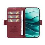 YIKATU YK-003 For Xiaomi Redmi Note 14 Pro+ 5G / Note 14 Pro 5G / Poco X7 5G Case Wallet Stand Leather Phone Cover Side Buckle