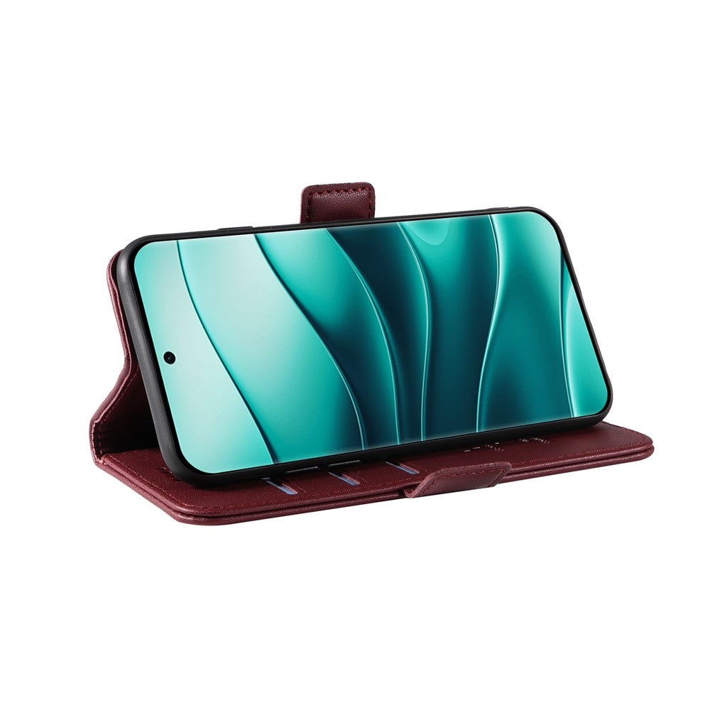 YIKATU YK-003 For Xiaomi Redmi Note 14 Pro+ 5G / Note 14 Pro 5G / Poco X7 5G Case Wallet Stand Leather Phone Cover Side Buckle