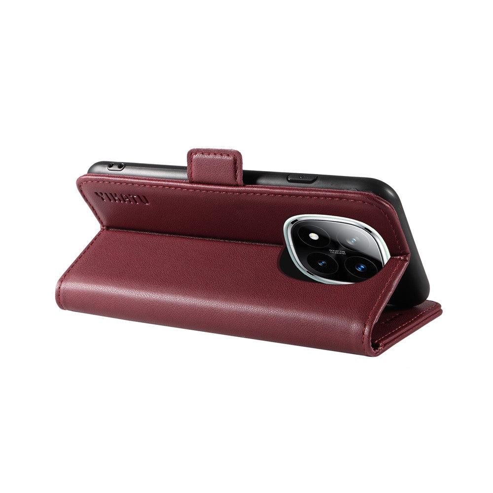 YIKATU YK-003 For Xiaomi Redmi Note 14 Pro+ 5G / Note 14 Pro 5G / Poco X7 5G Case Wallet Stand Leather Phone Cover Side Buckle