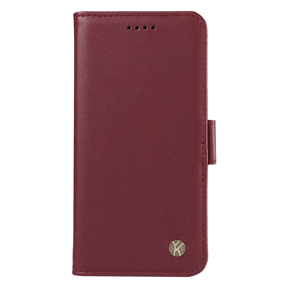 YIKATU YK-003 For Xiaomi Redmi Note 14 Pro+ 5G / Note 14 Pro 5G / Poco X7 5G Case Wallet Stand Leather Phone Cover Side Buckle