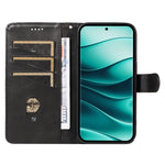 For Xiaomi Redmi Note 14 Pro+ 5G / Note 14 Pro 5G / Poco X7 5G Case Flip Wallet T-Shape Lines Leather Phone Cover