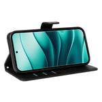 For Xiaomi Redmi Note 14 Pro+ 5G / Note 14 Pro 5G / Poco X7 5G Case Flip Wallet T-Shape Lines Leather Phone Cover