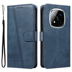 For Xiaomi Redmi Note 14 Pro+ 5G / Note 14 Pro 5G / Poco X7 5G Case Flip Wallet T-Shape Lines Leather Phone Cover