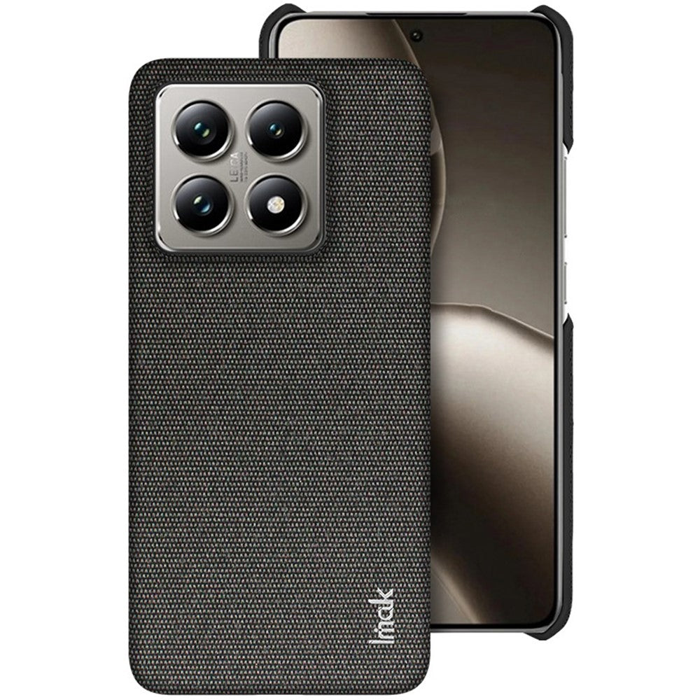 IMAK Ruiyi Series for Xiaomi 14T Pro Case Fabric Texture Leather+PC Phone Back Cover