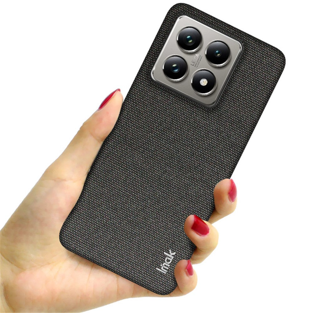 IMAK Ruiyi Series for Xiaomi 14T Pro Case Fabric Texture Leather+PC Phone Back Cover