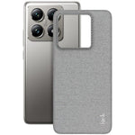IMAK Ruiyi Series for Xiaomi 14T Pro Case Fabric Texture Leather+PC Phone Back Cover