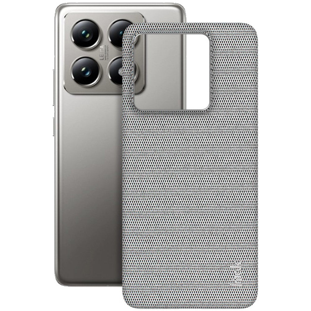 IMAK Ruiyi Series for Xiaomi 14T Pro Case Fabric Texture Leather+PC Phone Back Cover