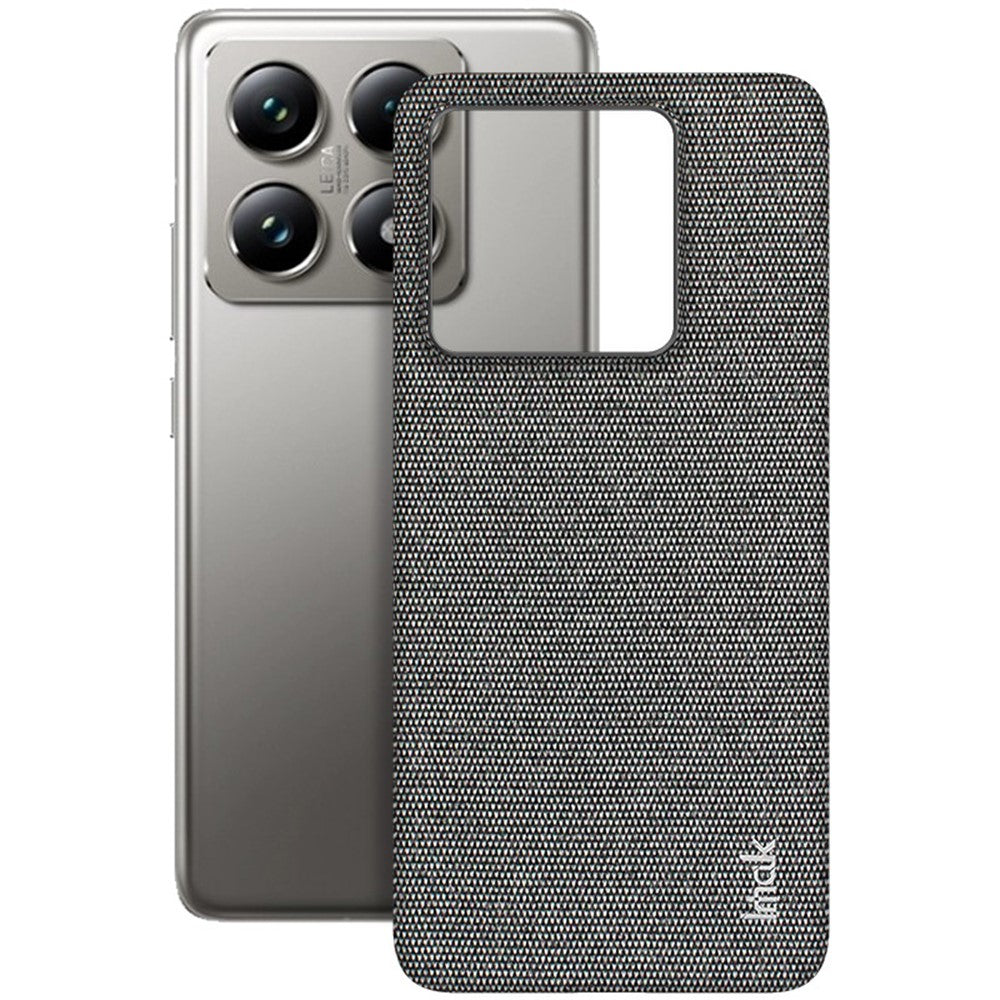 IMAK Ruiyi Series for Xiaomi 14T Pro Case Fabric Texture Leather+PC Phone Back Cover