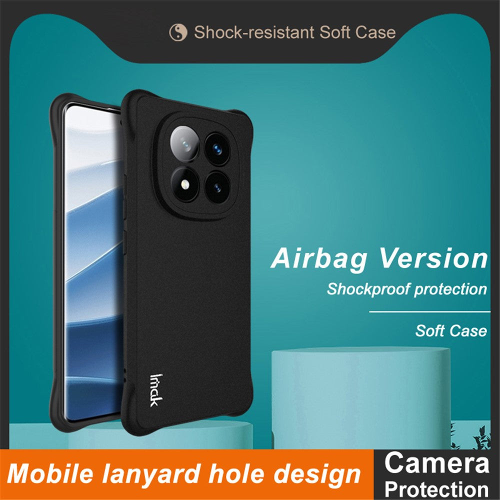 IMAK For Xiaomi Redmi Note 14 Pro+ 5G Case TPU Phone Cover Airbag Shockproof Protection