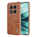 AZNS For Xiaomi Redmi Note 14 Pro 5G / Poco X7 5G Case Electroplating Crocodile Texture PU+TPU Phone Cover
