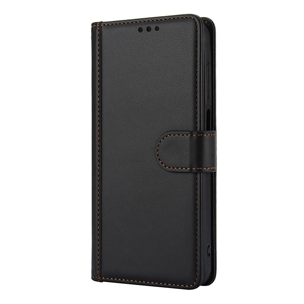 SY-003 Til Samsung Galaxy S25+ Etui PU Læder Stand View Telefonpung Cover med Håndrem