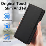SY-003 Til Samsung Galaxy S25+ Etui PU Læder Stand View Telefonpung Cover med Håndrem