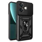 Cover til Oppo A40 5G / A40 4G / A60 5G / A3x 5G (Indien) / A3x 4G med glidende kameradæksel, PC+TPU-støttecover til telefon