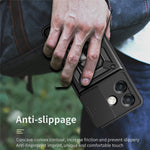 Cover til Oppo A40 5G / A40 4G / A60 5G / A3x 5G (Indien) / A3x 4G med glidende kameradæksel, PC+TPU-støttecover til telefon