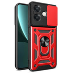 Cover til Oppo A40 5G / A40 4G / A60 5G / A3x 5G (Indien) / A3x 4G med glidende kameradæksel, PC+TPU-støttecover til telefon