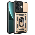 Cover til Oppo A40 5G / A40 4G / A60 5G / A3x 5G (Indien) / A3x 4G med glidende kameradæksel, PC+TPU-støttecover til telefon