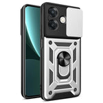 Cover til Oppo A40 5G / A40 4G / A60 5G / A3x 5G (Indien) / A3x 4G med glidende kameradæksel, PC+TPU-støttecover til telefon