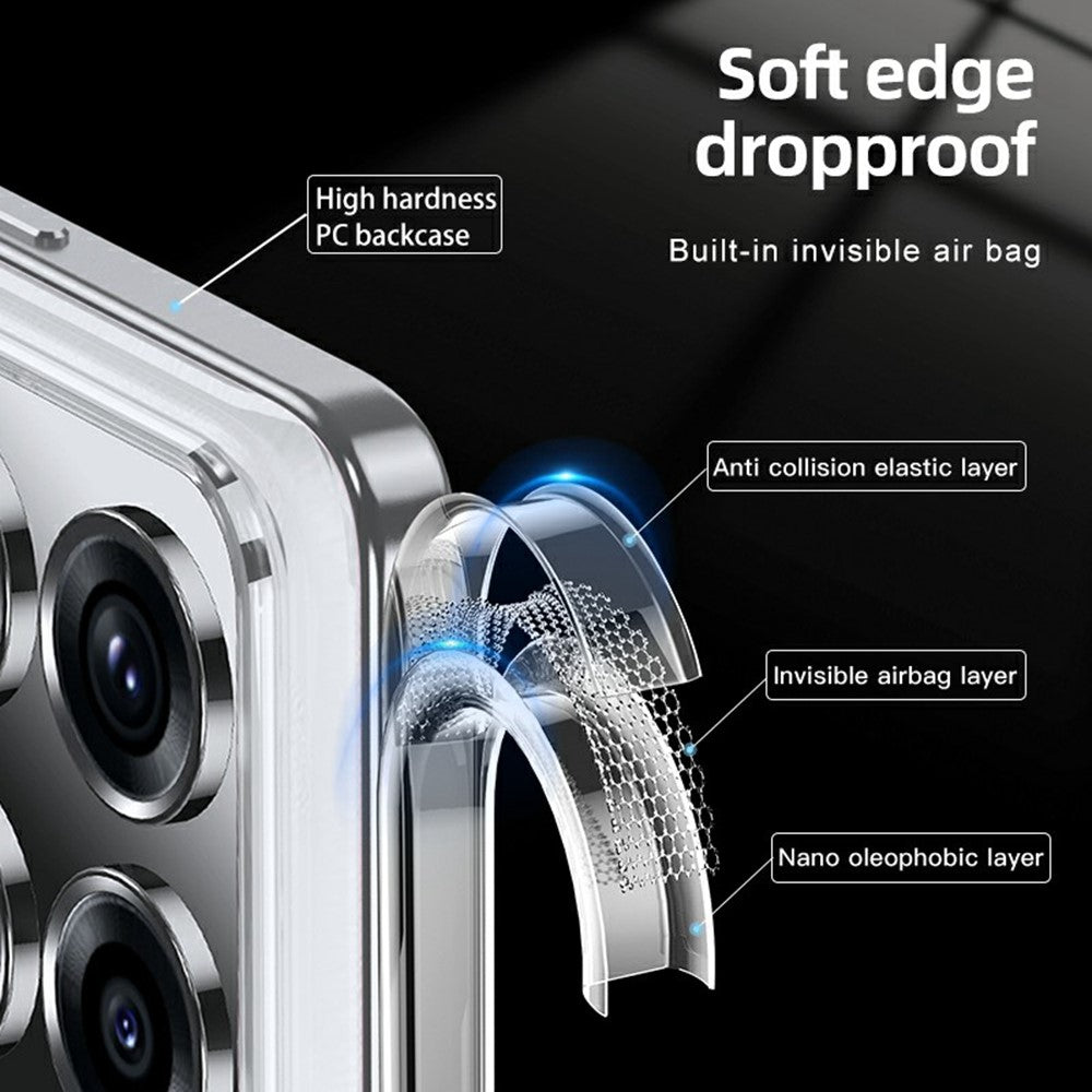 For Xiaomi 14T Case PC+TPU Phone Cover Airbag Protection