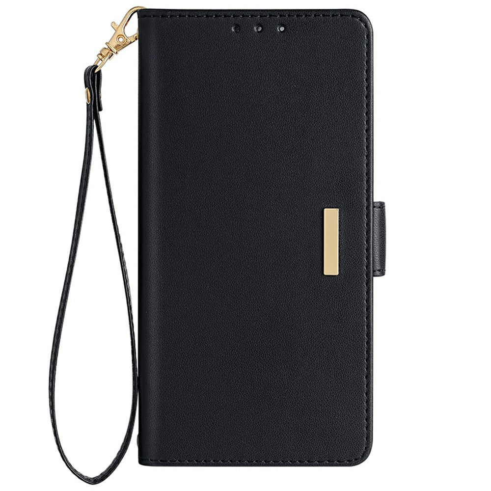 For Xiaomi Redmi Note 13 Pro 4G  /  Poco M6 Pro 4G Leather Wallet Case RFID Blocking Stand Cover with Hand Strap