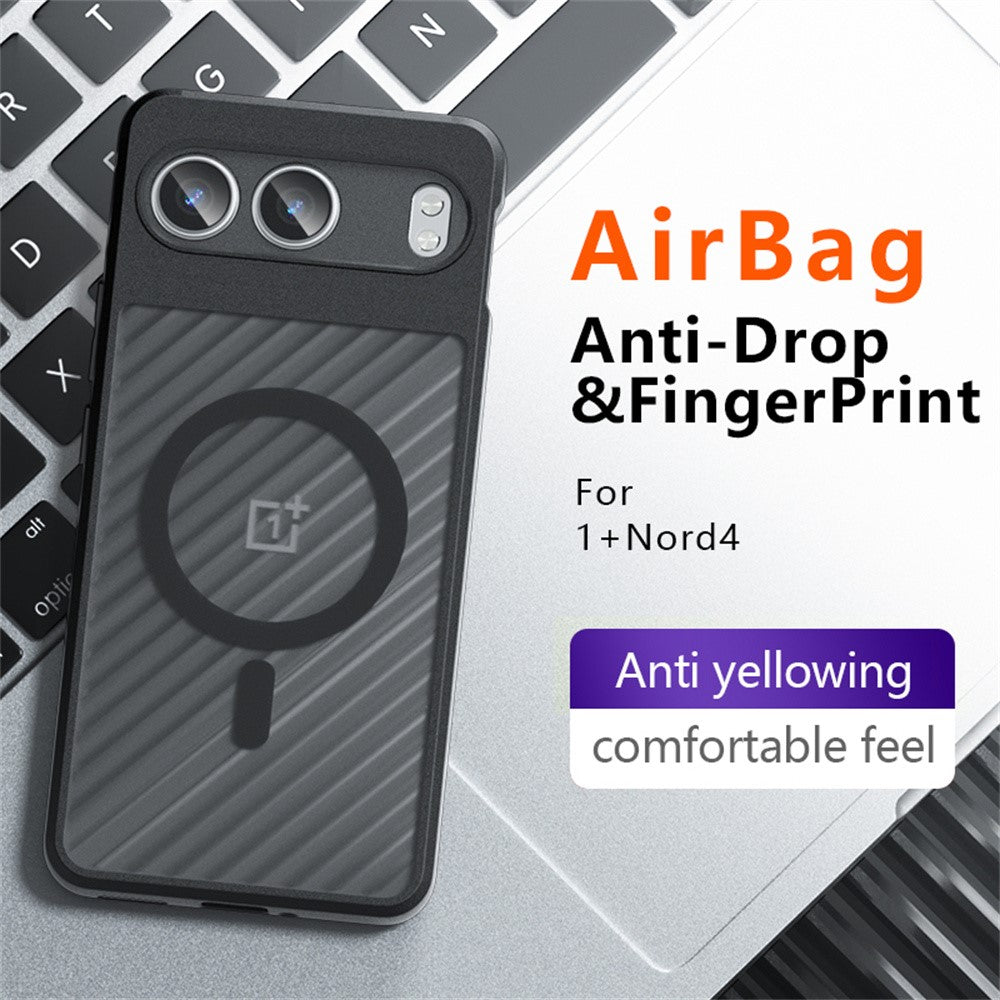 OnePlus Nord 4 Magnetiskt Skal TPU+PC Matt mobilskal