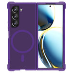 Til Samsung Galaxy Z Fold5 5G magnetisk cover TPU+PC mat telefoncover