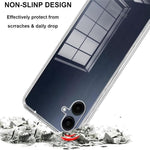 Til Samsung Galaxy A06 4G cover TPU gennemsigtigt telefoncover + 3 stk. hærdet glas skærmbeskyttelsesfilm 2.5D Arc Edge