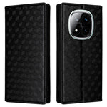 For Xiaomi Note 14 Pro+ 5G / Note 14 Pro 5G / Poco X7 5G Wallet Case Rhombus Imprinted Leather Phone Cover