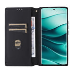 For Xiaomi Note 14 Pro+ 5G / Note 14 Pro 5G / Poco X7 5G Wallet Case Rhombus Imprinted Leather Phone Cover