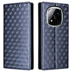 For Xiaomi Note 14 Pro+ 5G / Note 14 Pro 5G / Poco X7 5G Wallet Case Rhombus Imprinted Leather Phone Cover