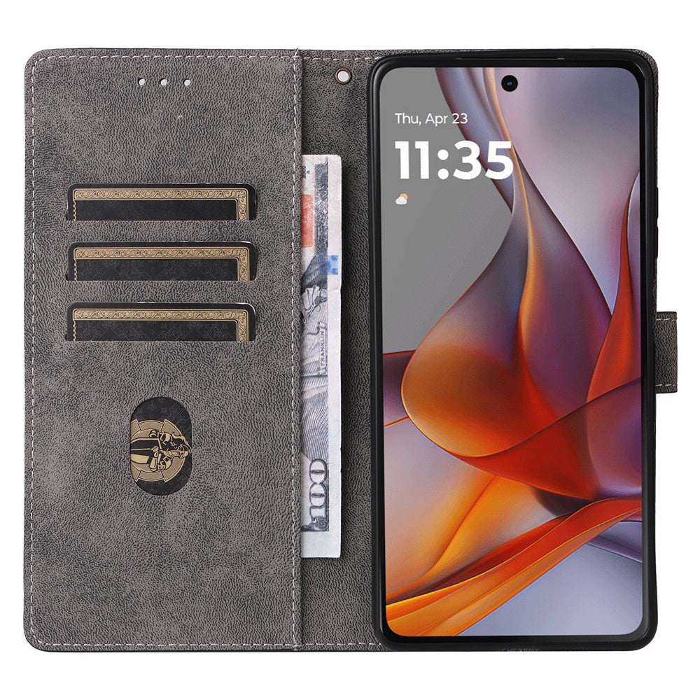 For Xiaomi Note 14 Pro+ 5G / Note 14 Pro 5G / Poco X7 5G Wallet Case RFID Blocking PU Leather Cover Stand View
