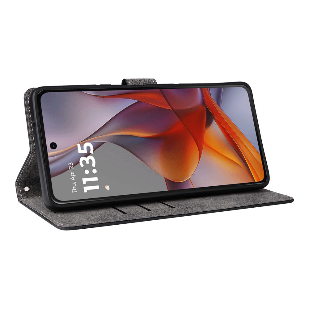 For Xiaomi Note 14 Pro+ 5G / Note 14 Pro 5G / Poco X7 5G Wallet Case RFID Blocking PU Leather Cover Stand View